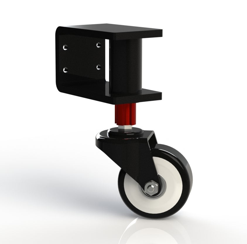 One set includes - Four of the New R8 Smart Casters with all the mounting hardware included. Please Note before ordering: Due to high demand lead times to ship can be 2 weeks (or more) from receipt of order.