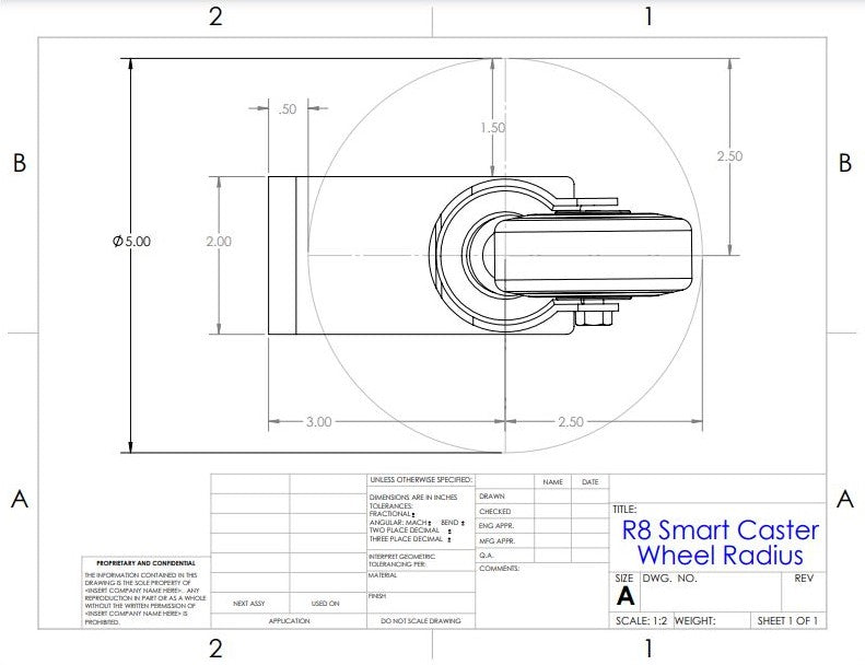 One set includes - Four of the New R8 Smart Casters with all the mounting hardware included. Please Note before ordering: Due to high demand lead times to ship can be 2 weeks (or more) from receipt of order.