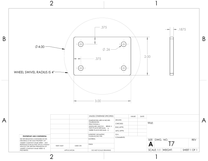 T7 Smart Casters – Complete Set of 4 | Fully Assembled & Ready to Install